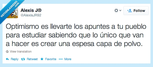 ni de coña,estudiar,llevar,examenes,apuntes,optimismo