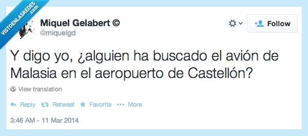 aeropuerto,Castellón,desaparecido,avion,Malasia