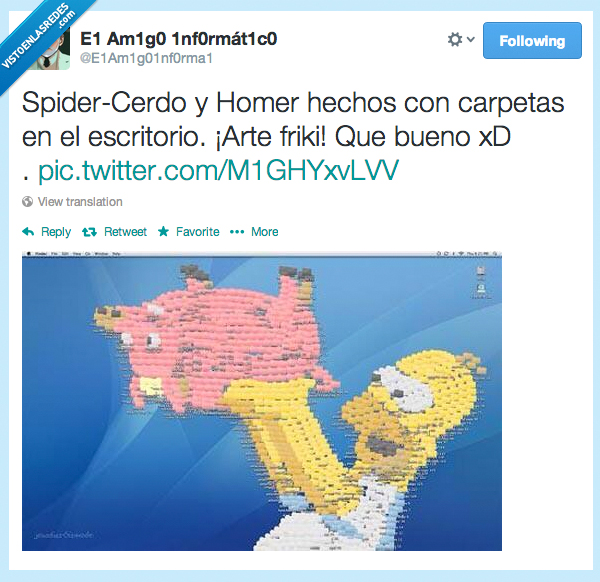 homer,simpson,carpeta,spidercerdo,spider cerdo,collage,mosaico