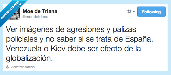 globalizacion,kiev,venezuela,españa,policial,agresion,imagen