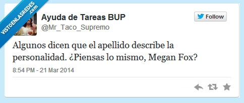 nombre,apellido,megan,personalidad,megan fox