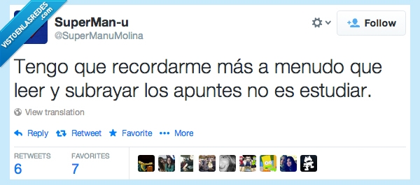 estudiar,subrayar,leer,apuntes