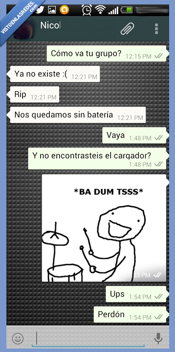 ba dum tsss,badumtsss,batería,grupo,cargador