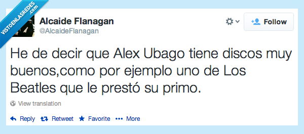 alex ubago,bueno,disco,beatles,dejo,primo