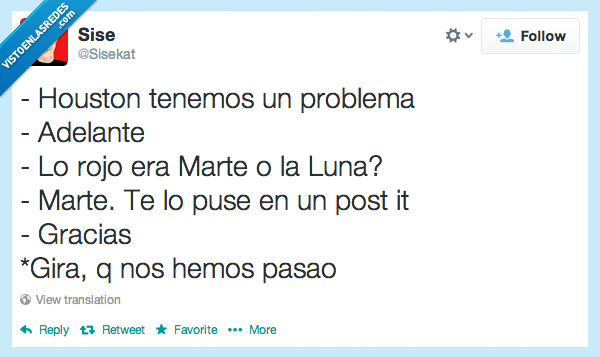 problema,astronauta,houston,rojo,luna,marte,gira,pasao