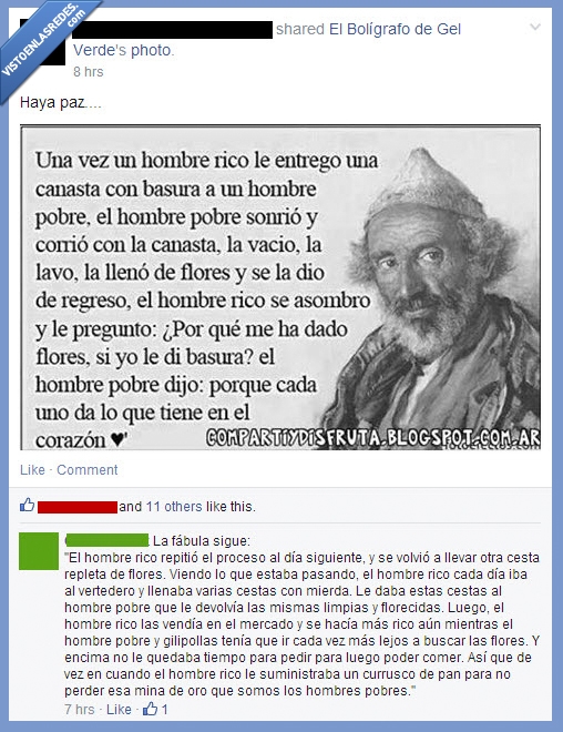 cesta,flores,fábula,basura,bondad,ganar,dinero,rico,vender