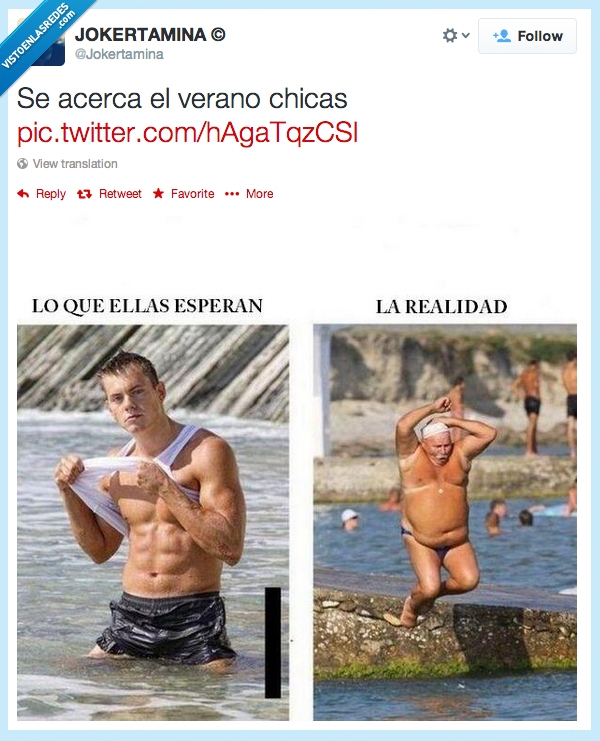 Verano,chicas,realidad,humor,fuerte,cachas,señor,gordo,playa