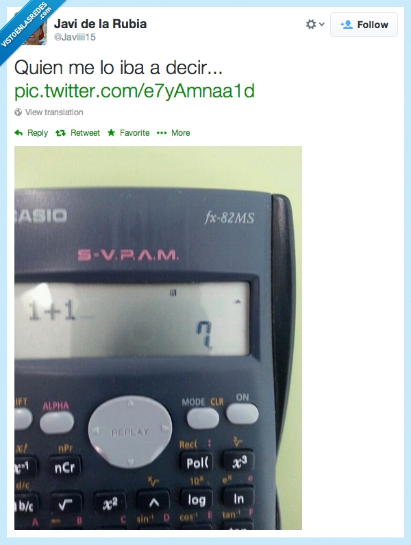 twitter,los serrano,1+1=7,matematicas,uno mas uno son siete,fran perea