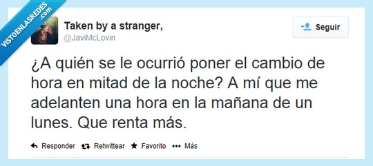 cambio de hora,quitar,sueño,acortar,lunes,dormir