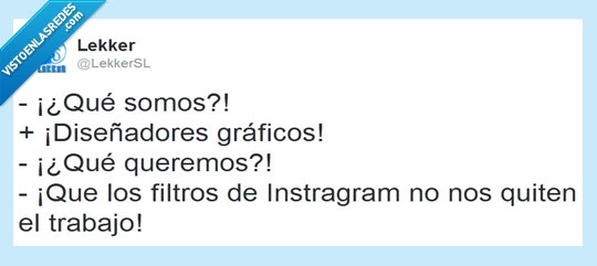 empleo,diseño,instagram,filtros,diseñadores graficos,lekkersl,twitter,youtuber,lekker