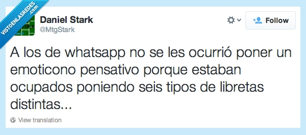 libretas,pensativa,cara,emoticono,whatsapp,pensar