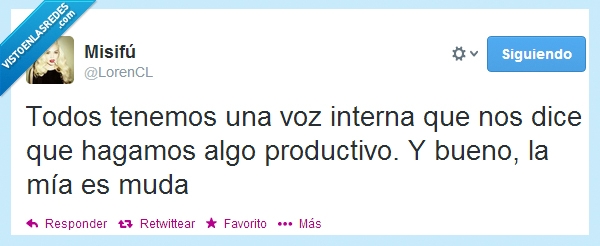 voz interno,muda,productivo,decir,animar