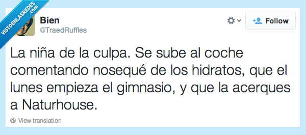 naturhouse,gimnasio,hidratos,culpa,curva,niña
