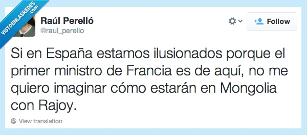 Mongolia,Primer Ministro,España,Francia,Rajoy