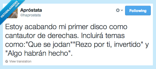cabrones,hecho,algo,invertido,rezar,rezo,temas,derechas,cantautor,disco,primer,acabando