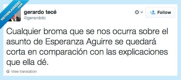 pues va a ser que si,explicacion,ella,esperanza aguirre,comparacion,tontería,broma