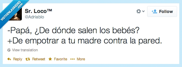 papa,bebes,mama,madre,zasca,empotrar,pared,adriablo,sr loco