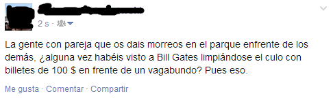 parque,morreo,Bill Gates,vagabundo,billetes,dinero,pobre