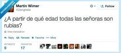 Enlace a Debe ser por las canas o algo por @zenghelis