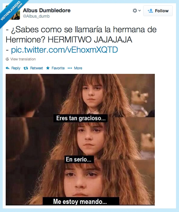 Hermione,chiste,Hogwarts,hermitwo,hermana