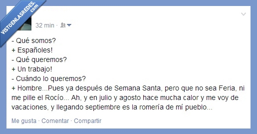 pueblo,romeria,despues,verano,vacaciones,semana santa,trabajo,feria