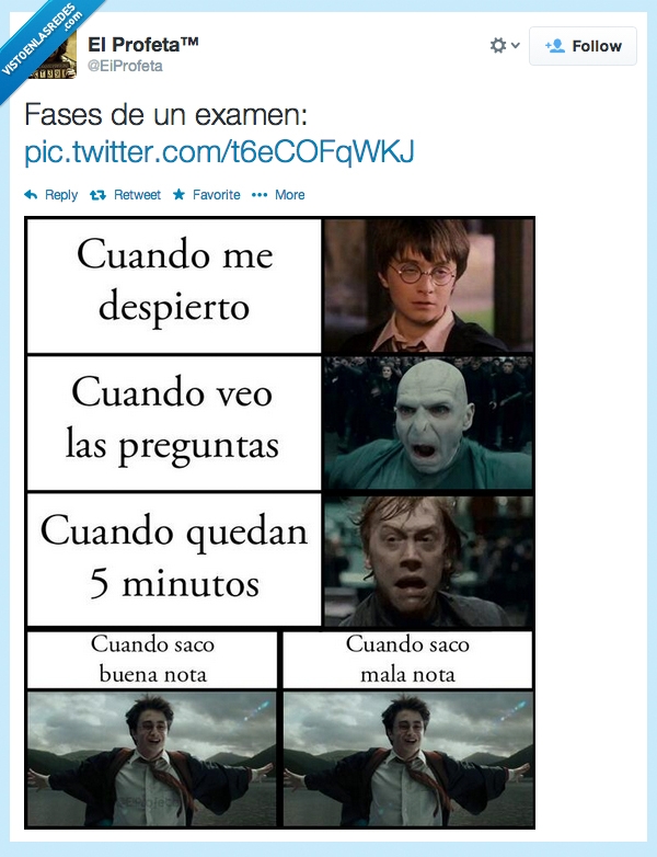 Harry Potter,Exámenes,Voldemort,Ron Weasley
