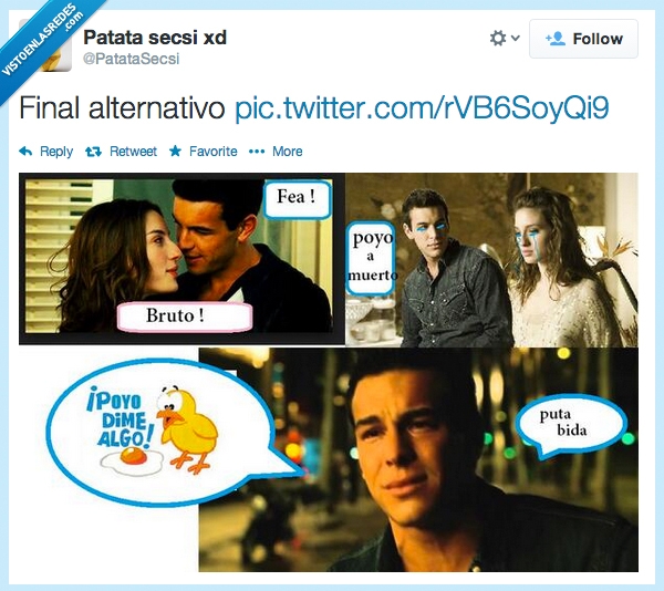 3msc,mario casas,fea,bruto,pollo,a tres metros sobre el cielo,poyo,morir
