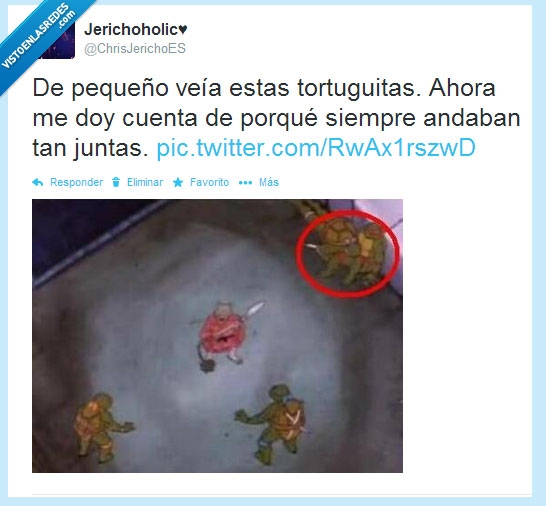 Homosexuales,Infancia,Tortugas Ninja