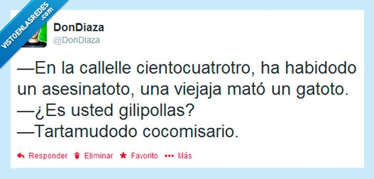 Tartamudo,gato,vieja,mato,calle