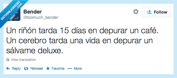 riñon,tarda,tardar,dias,depurar,cafe,cerebro,vida,salvame deluxe