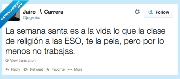 clase,eso,religion,semana santa,trabajar