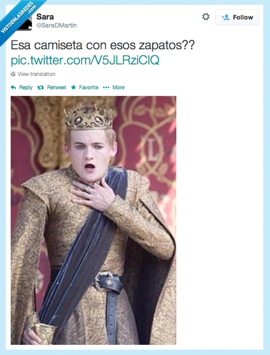 juego de tronos,joffrey baratheon,boda purpura,zapato,combinar,camiseta