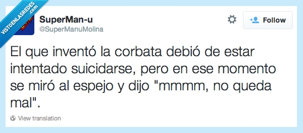 nudo,suicidio,no queda mal,corbata