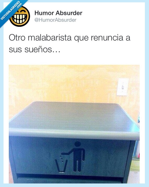 triste,papelera,sueños,renuncia,malabarista