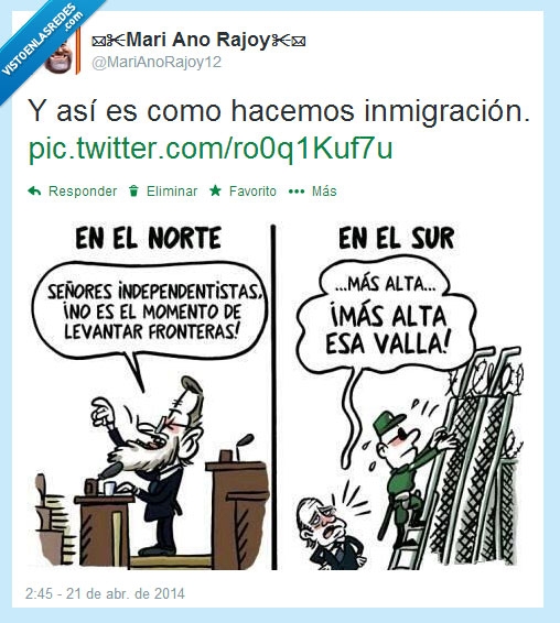 Hipocresía,Inmigración,Gobierno,valla,frontera,saltar,alta