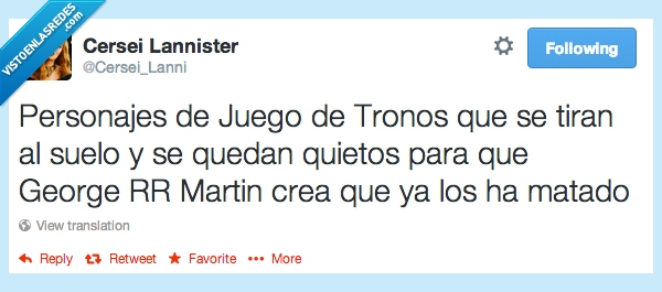 personajes,mueren,Juego de Tronos,Canción de Hielo y Fuego,George RR Martin
