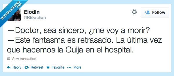fantasma,Ouija,hospital,retraso,morir,doctor