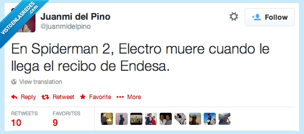spiderman,morir,muere,electro,endesa