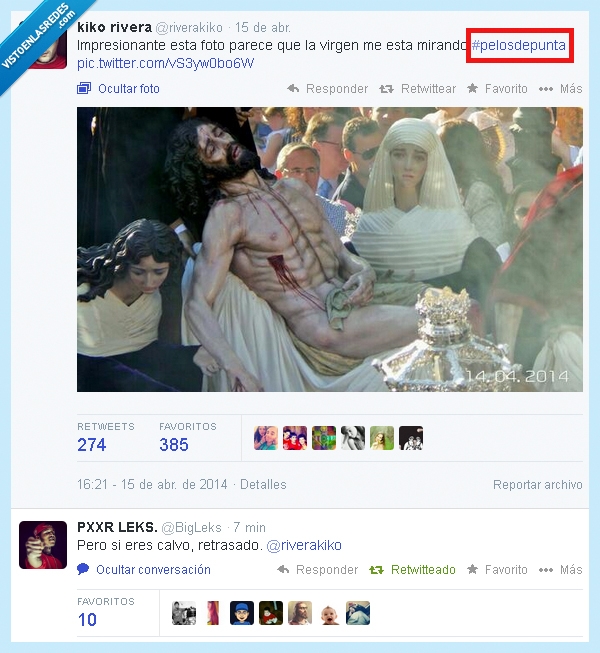 calvo,kiko rivera,virgen,mirar,ojos,directamente,pelos de punta