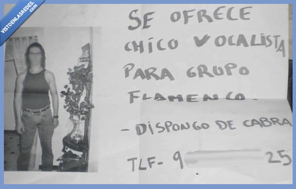 unicejo,flamenco,grupo,vocalista,chico,cantante,dispongo,cabra