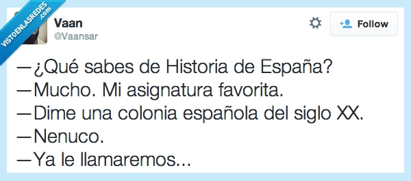 españa,historia,XXI,Nenuco,Colonia,Vaansar,Tuit