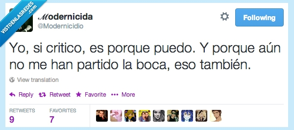 criticar,modernicidio,hostia,puedo,paliza,partido,boca,tambien