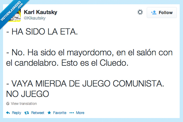 partido popular,pp,asesinato,cluedo,asesino,eta,comunista,terrorista