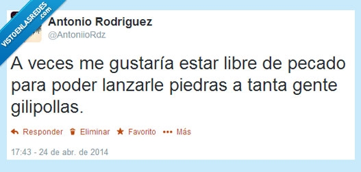 piedras,lanzar,pecado,gili,libre,tire,primera