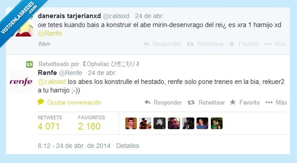 ortografia,falta,troll,tren,ave,renfe,targaryen,daenerys