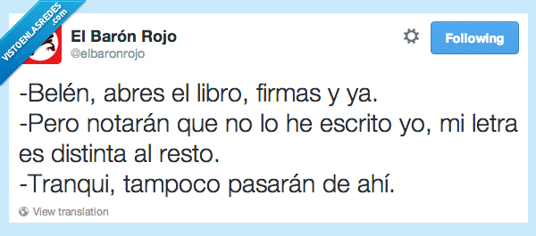 pasar,diferente,letra,firmar,libro,belen esteban,tonta