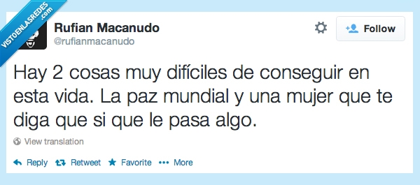 mujeres,twitter,vida,paz mundial,mentiras,dificil