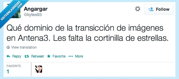cambio,antena3,transición,imágenes,cortinilla de estrellas,plano,mejor que Ned Flanders
