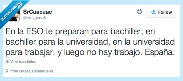 eso,bachiller,trabajo,prepara,paro,españa,crisis