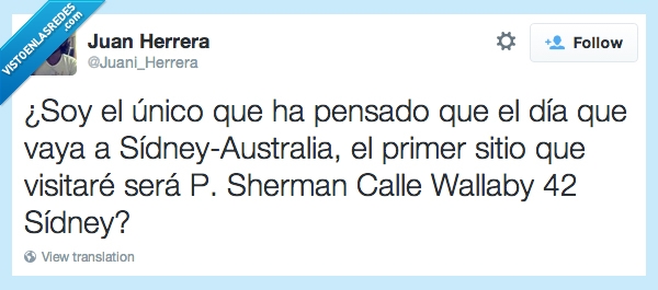 viajar,dory,buscando a nemo,p sherman calle wallaby 42 sidney,australia,direccion